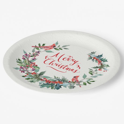 Weihnachtsblüte, Heilige, Kardinal Pappteller (Schrägansicht)