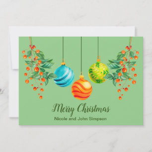 Weihnachtsblütenkarte und -dekoration feiertagskarte