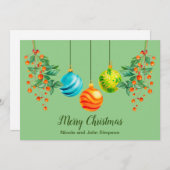 Weihnachtsblütenkarte und -dekoration feiertagskarte (Vorne/Hinten)