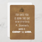 Weihnachtsblütenverse Feiertagskarte (Vorne/Hinten)