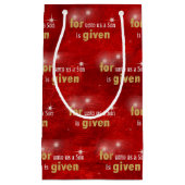 Weihnachtsblütenverse Kleine Geschenktüte (Vorderseite)