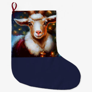 Weihnachtsbock 4 großer weihnachtsstrumpf