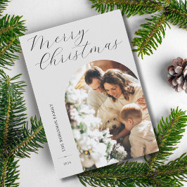 Weihnachtsbogen 1 Foto Feiertagskarte