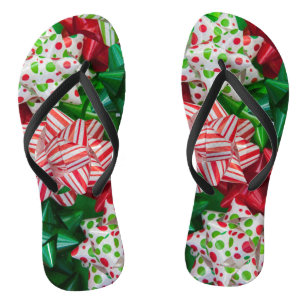 Weihnachtsbögen Badesandalen