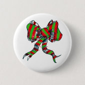 Weihnachtsbogen-Button Button (Vorderseite)