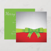 Weihnachtsbogen Einladung (Vorne/Hinten)