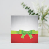 Weihnachtsbogen Einladung (Stehend Vorderseite)