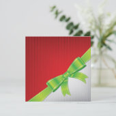 Weihnachtsbogen Einladung (Stehend Vorderseite)