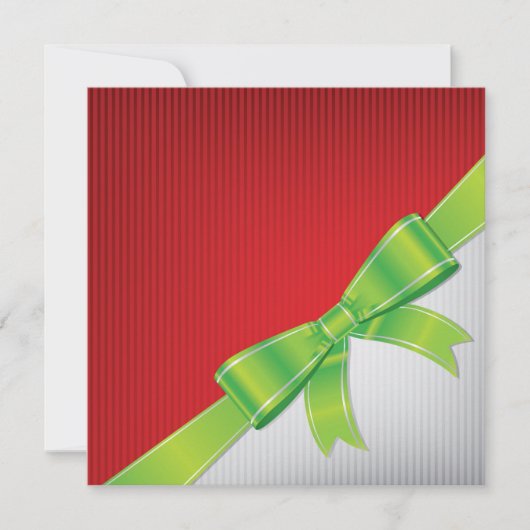 Weihnachtsbogen Einladung (Vorderseite)