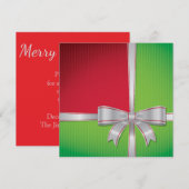 Weihnachtsbogen Einladung (Vorne/Hinten)