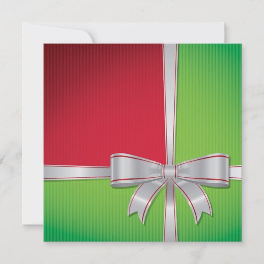 Weihnachtsbogen Einladung (Vorderseite)