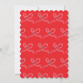 Weihnachtsbögen Firmenveranstaltung Einladung (Rückseite)