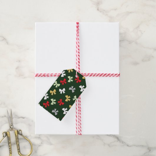 Weihnachtsbögen Geschenkanhänger (Mit Garn)