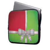 Weihnachtsbogen Laptopschutzhülle (Vorderseite Links)