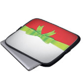 Weihnachtsbogen Laptopschutzhülle (Vorne Knopf)
