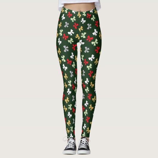 Weihnachtsbögen Leggings (Vorderseite)