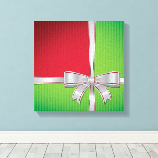 Weihnachtsbogen Leinwanddruck (Insitu (Holzboden))