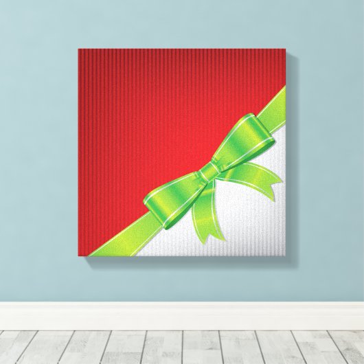 Weihnachtsbogen Leinwanddruck (Insitu (Holzboden))