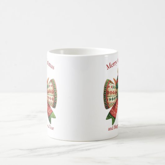 Weihnachtsbogen mit Ellenhut Kaffeetasse (Mittel)