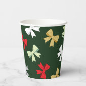 Weihnachtsbögen Pappbecher (Rückseite)
