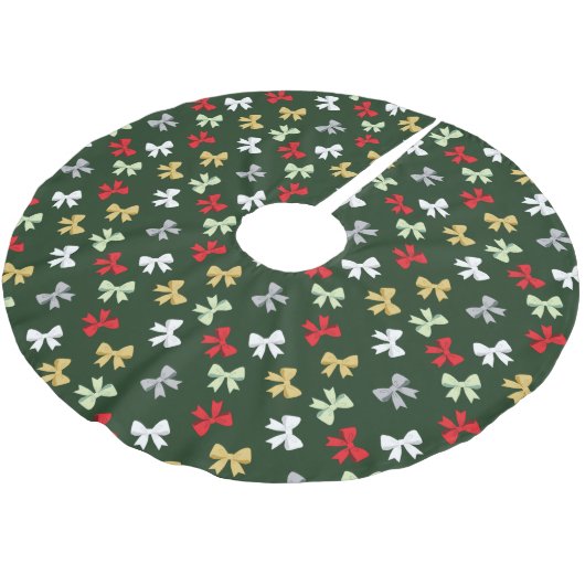 Weihnachtsbögen Polyester Weihnachtsbaumdecke (Schrägansicht)