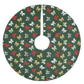 Weihnachtsbögen Polyester Weihnachtsbaumdecke (Vorderseite)