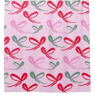 Weihnachtsbögen reversible Farbe Duschvorhang