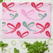 Weihnachtsbögen reversible Farbe Geschirrtuch (Gefaltet)