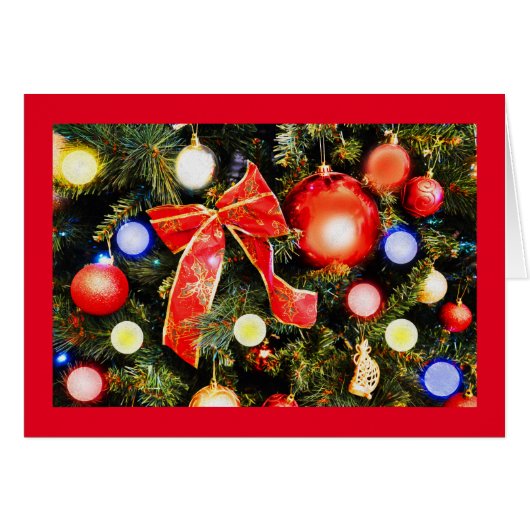 Weihnachtsbogenkarte (Vorderseite (Horizontal))