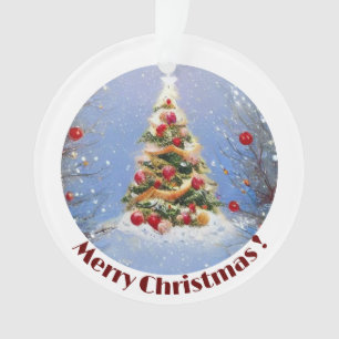 Weihnachtsbohnen dekoriert ornament