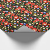 Weihnachtsbohnen Geschenkpapier (Ecke)