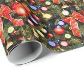 Weihnachtsbohnen Geschenkpapier (Rolleneckpunkt)