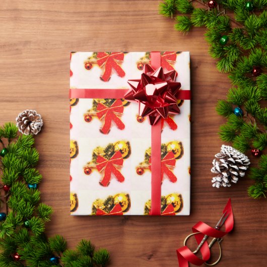 Weihnachtsbohnen Geschenkpapier (Feiertagsgeschenk)