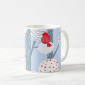 Weihnachtsbollen, Bäume, Vintager Wald. Kaffeetasse (VorderseiteRechts)