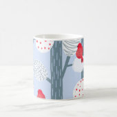 Weihnachtsbollen, Bäume, Vintager Wald. Kaffeetasse (Mittel)