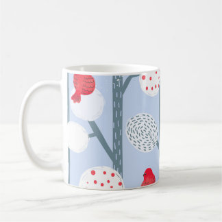 Weihnachtsbollen, Bäume, Vintager Wald. Kaffeetasse