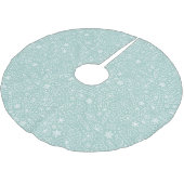 Weihnachtsbonbon-Baumschürze Polyester Weihnachtsbaumdecke (Schrägansicht)