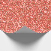 Weihnachtsbonbons Geschenkpapier (Ecke)