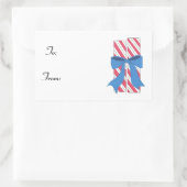 Weihnachtsbonbons Rechteckiger Aufkleber (Tasche)