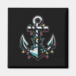 Weihnachtsboot-Anker Xmas-Segler Kreuzfahrt Männer Magnet