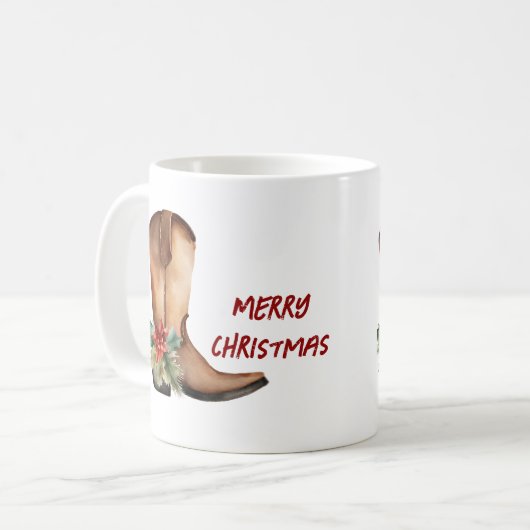 Weihnachtsboot Kaffeetasse (Vorderseite Links)