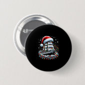 Weihnachtsboot Segelkreuzfahrtboot umgeben B Button (Vorne & Hinten)
