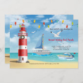 Weihnachtsbootparade mit Einladung zum Leuchtturm (Vorne/Hinten)