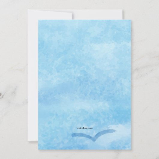 Weihnachtsbootparade Party Einladung (Rückseite)