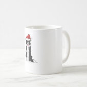 Weihnachtsborder Collie 1 Kaffeetasse (VorderseiteRechts)