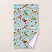 Weihnachtsbordhandtuch-Set Badhandtuch Set (Handtuch)