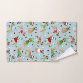 Weihnachtsbordhandtuch-Set Badhandtuch Set (Handtuch)