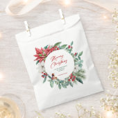 Weihnachtsbotanicals, Blume und Vögel Geschenktütchen (Ausgeschnitten)