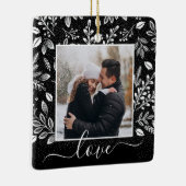 Weihnachtsbotanische Keramik Ornament (Rechts)