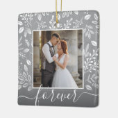 Weihnachtsbotanische Keramik Ornament (Links)